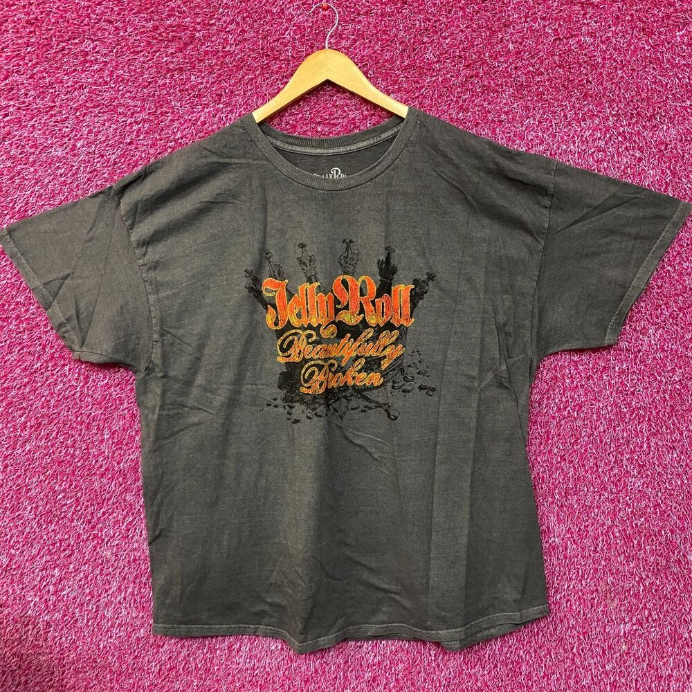 Jelly Roll Beautifully Broken Graphic Album T-shirt 2XL